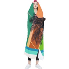 Digital Graphic Clip Art Beach Wearable Blanket by Proyonanggan