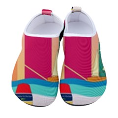 Digital Graphic Clip Art Beach Men s Sock-style Water Shoes by Proyonanggan