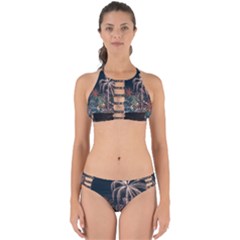 Firework Fireworks Display Lake Perfectly Cut Out Bikini Set by Proyonanggan