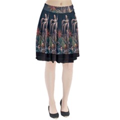 Firework Fireworks Display Lake Pleated Skirt by Proyonanggan