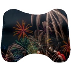 Firework Fireworks Display Lake Head Support Cushion by Proyonanggan