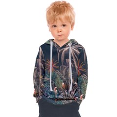 Firework Fireworks Display Lake Kids  Overhead Hoodie