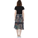 Firework Fireworks Display Lake Frill Hi Low Chiffon Skirt View2