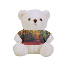 Forest Woods Autumn Nature Full Print Cuddly Teddy Bear by Proyonanggan