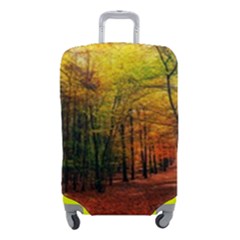 Forest Woods Autumn Nature Luggage Cover (small) by Proyonanggan