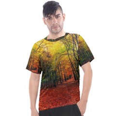 Forest Woods Autumn Nature Men s Sport Top by Proyonanggan