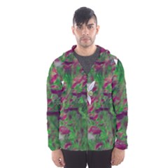 Illustrations Color Cat Flower Abstract Textures Men s Hooded Windbreaker