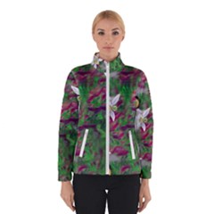 Illustrations Color Cat Flower Abstract Textures Women s Bomber Jacket