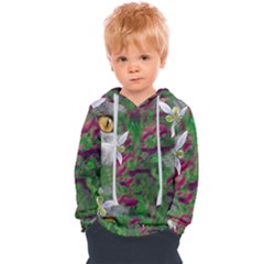 Illustrations Color Cat Flower Abstract Textures Kids  Overhead Hoodie