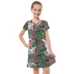 Illustrations Color Cat Flower Abstract Textures Kids  Cross Web Dress by anzea