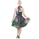 Illustrations Color Cat Flower Abstract Textures Halter Party Swing Dress  View2