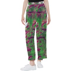 Illustrations Color Cat Flower Abstract Textures Women s Pants 