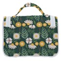 Flower Green Pattern Floral Satchel Handbag View3