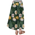 Flower Green Pattern Floral Women s Satin Palazzo Pants View2