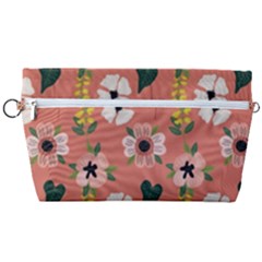 Flower Pink Brown Pattern Floral Handbag Organizer by anzea