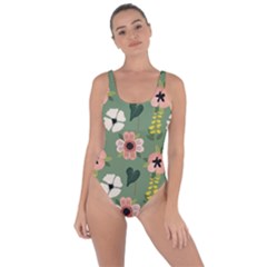 Flower Green Pink Pattern Floral Bring Sexy Back Swimsuit