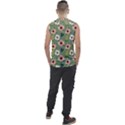 Flower Green Pink Pattern Floral Men s Regular Tank Top View2