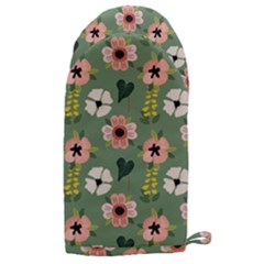 Flower Green Pink Pattern Floral Microwave Oven Glove by anzea