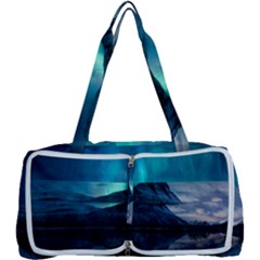 Aurora Borealis Mountain Reflection Multi Function Bag by Grandong