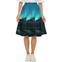 Aurora Borealis Mountain Reflection Classic Short Skirt View1