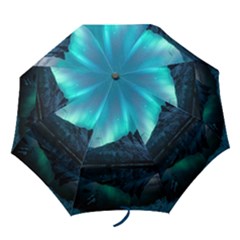 Aurora Borealis Mountain Reflection Folding Umbrellas by Grandong