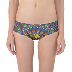 Dead Dancing Bears Grateful Dead Pattern Classic Bikini Bottoms by Grandong