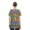 Dead Dancing Bears Grateful Dead Pattern Skirt Hem Sports Top View2