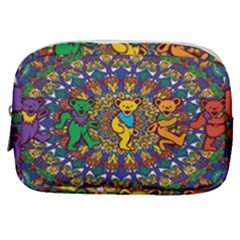 Dead Dancing Bears Grateful Dead Pattern Make Up Pouch (small) by Grandong