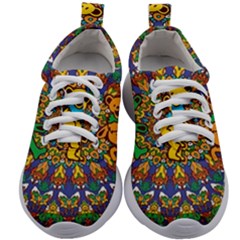 Dead Dancing Bears Grateful Dead Pattern Kids Athletic Shoes by Grandong