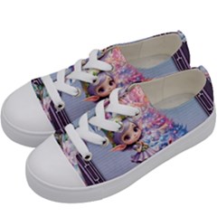 Christmas Elf Kids  Low Top Canvas Sneakers by FantasyArt