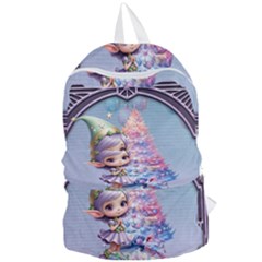 Christmas Elf Foldable Lightweight Backpack