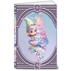 Christmas Elf 8  X 10  Softcover Notebook by FantasyArt