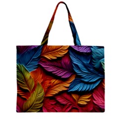 Autumn Zipper Mini Tote Bag by zappwaits