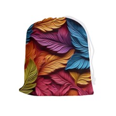 Autumn Drawstring Pouch (xl) by zappwaits