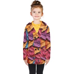 Autumn Kids  Double Breasted Button Coat by zappwaits