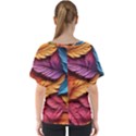 Autumn V-Neck Dolman Drape Top View2