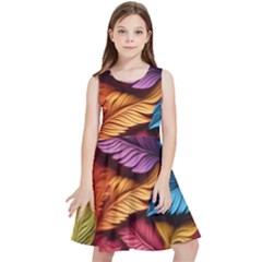 Autumn Kids  Skater Dress by zappwaits