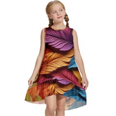 Autumn Kids  Frill Swing Dress by zappwaits