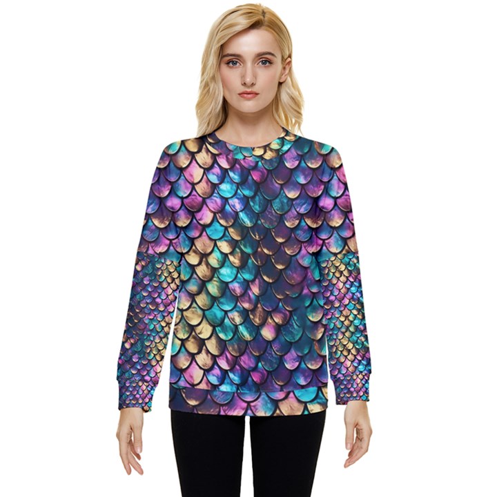 Rainbow Scales Hidden Pocket Sweatshirt