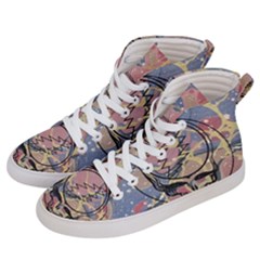 Grateful Dead Artsy Women s Hi-top Skate Sneakers by Bedest