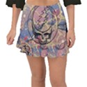 Grateful Dead Artsy Fishtail Mini Chiffon Skirt View1