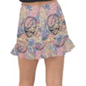 Grateful Dead Artsy Fishtail Mini Chiffon Skirt View2