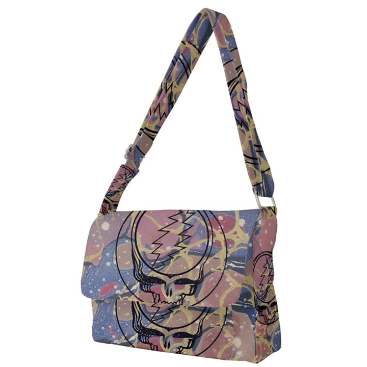 Grateful Dead Artsy Full Print Messenger Bag (L)