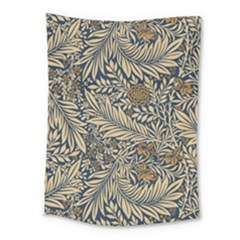 Brown Vintage Background Vintage Floral Pattern Medium Tapestry