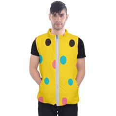 Moles Points Background Pattern Men s Puffer Vest