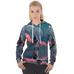 Astronaut Moon Space Nasa Planet Women s Overhead Hoodie