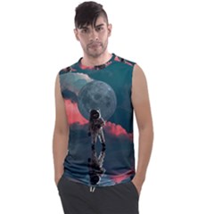 Astronaut Moon Space Nasa Planet Men s Regular Tank Top by Loisa77