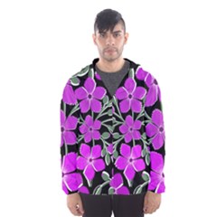 Flowers Nature Bloom Flora Bouquet Men s Hooded Windbreaker