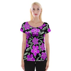 Flowers Nature Bloom Flora Bouquet Cap Sleeve Top by Loisa77