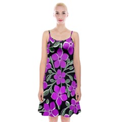 Flowers Nature Bloom Flora Bouquet Spaghetti Strap Velvet Dress